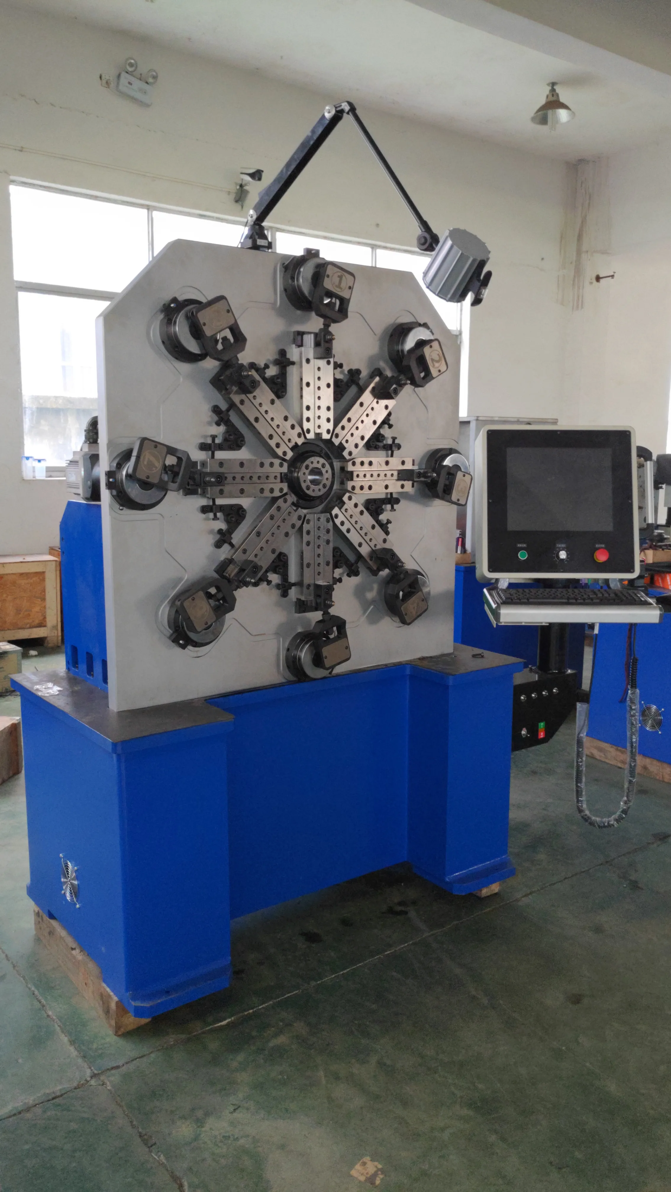 YF brand CNC-1025 China manufacture  new type mechanical  spring  coiling  machine