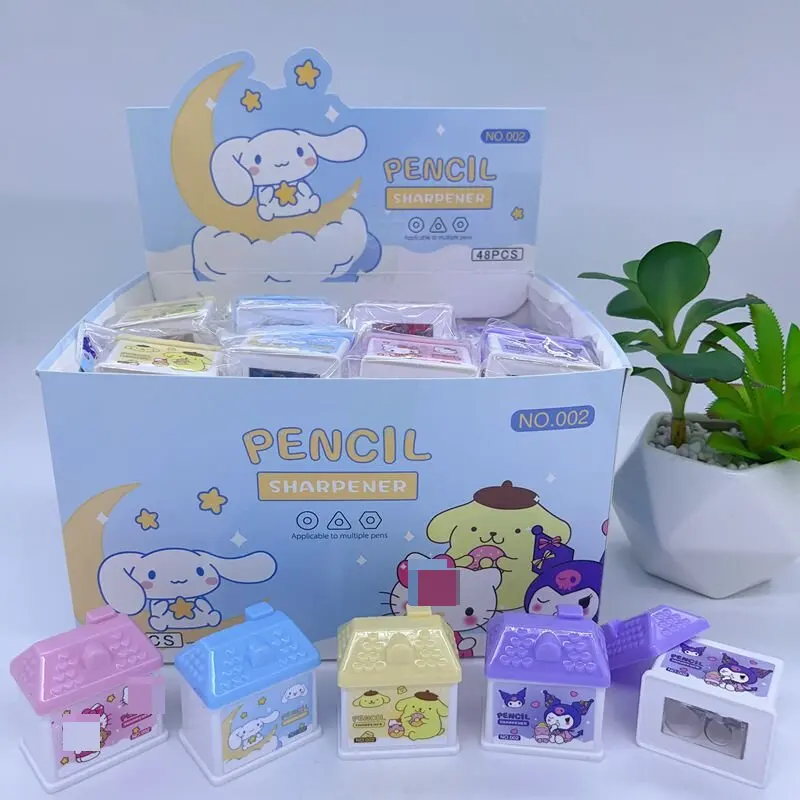 Оптовая Продажа Креативный милый мультяшный маленький домик точилка для карандашей студентов с двойным отверстием детский подарок YY184
