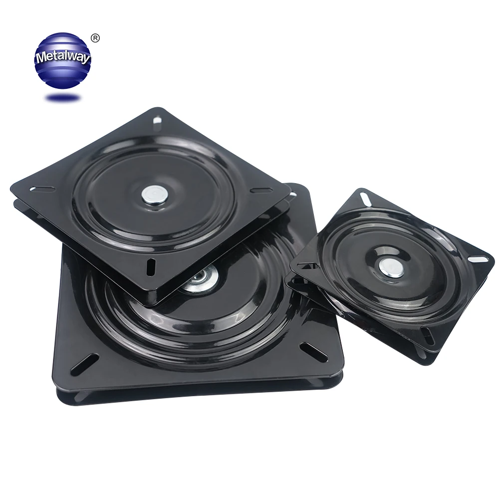 12inch Seat Swivel Base Turntable Rotating Swivel Heavy Duty 360 Degree Chair Base Turntable Square Lazy Susan Swivel Plate