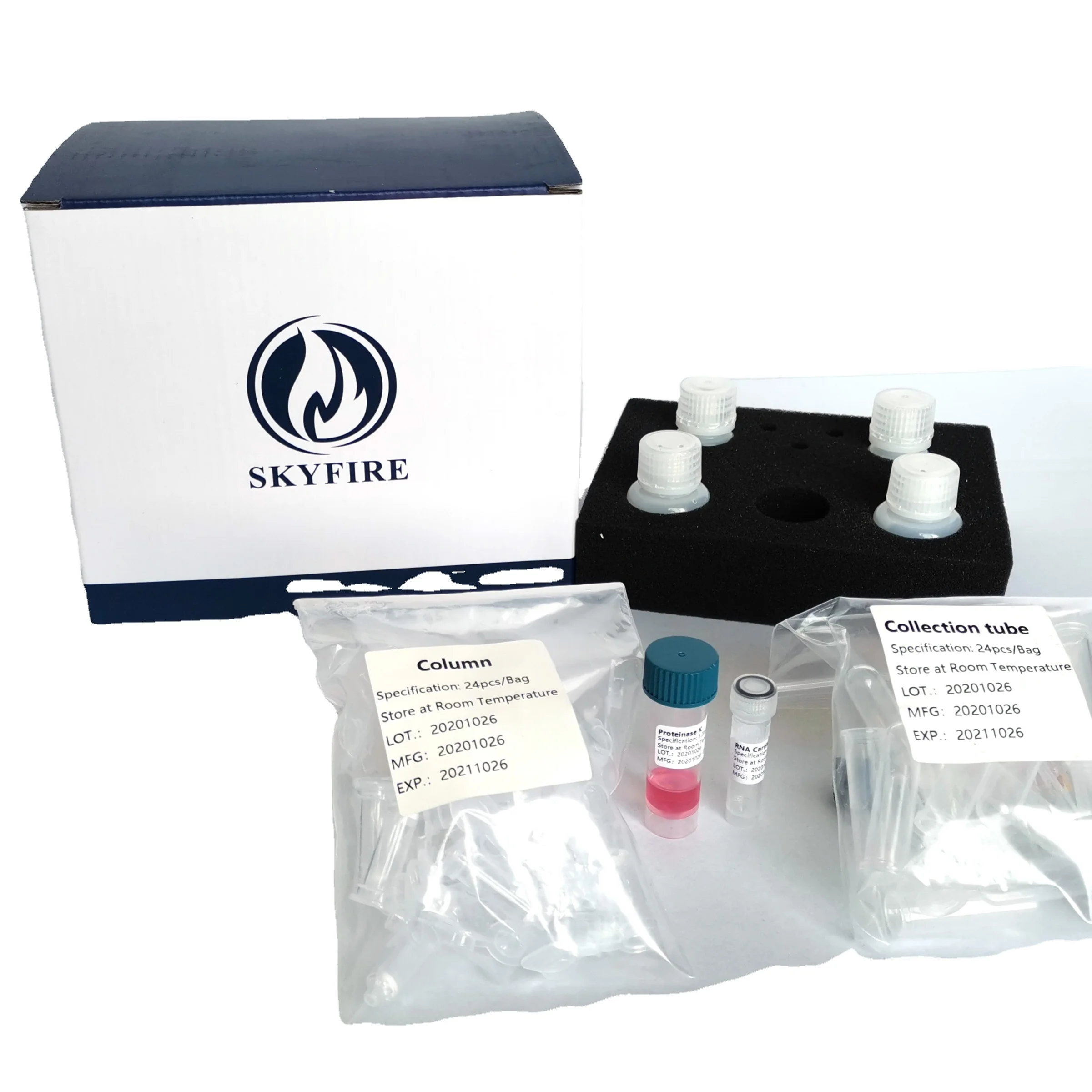 DNA/RNA DNA RNA Nucleic Acid extraction KIT (Clinical DNA RNA Nucleic Acid extraction kit Spin Column Method) FOC sample available test kits EU