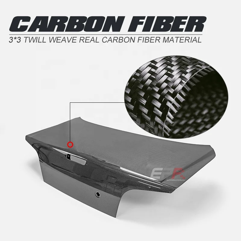 Durable Rear Trunk For Nissan R34 HR34 Skyline Sedan OE Type (4 Door model only)Carbon Fiber Material