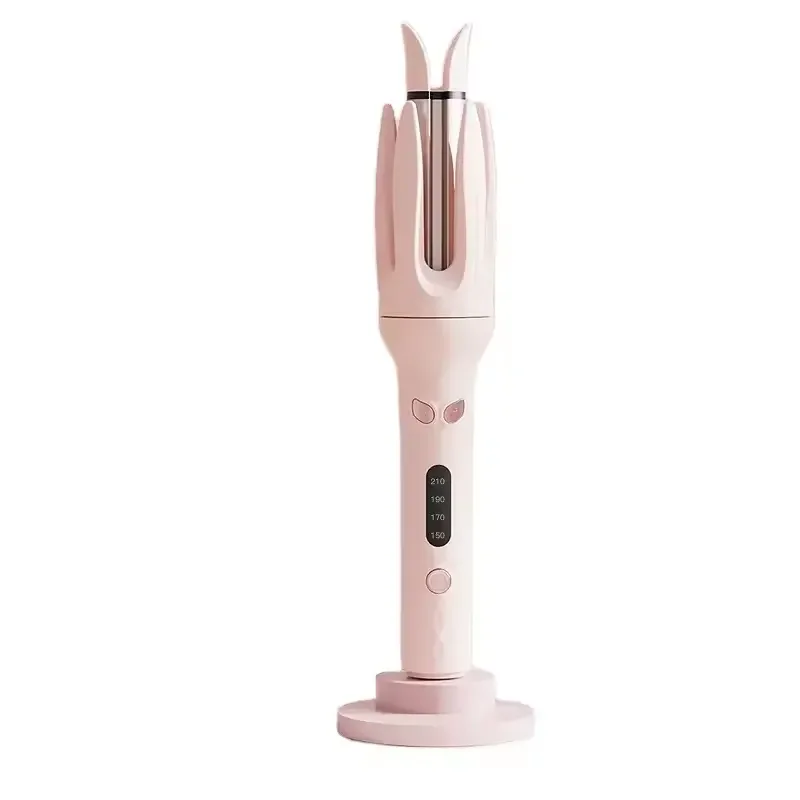 Buzzer Beep Hair Curler Iron Automatic Hair Curler Rotating Beep Reminder 28mm LCD Screen Hair Curler Machine