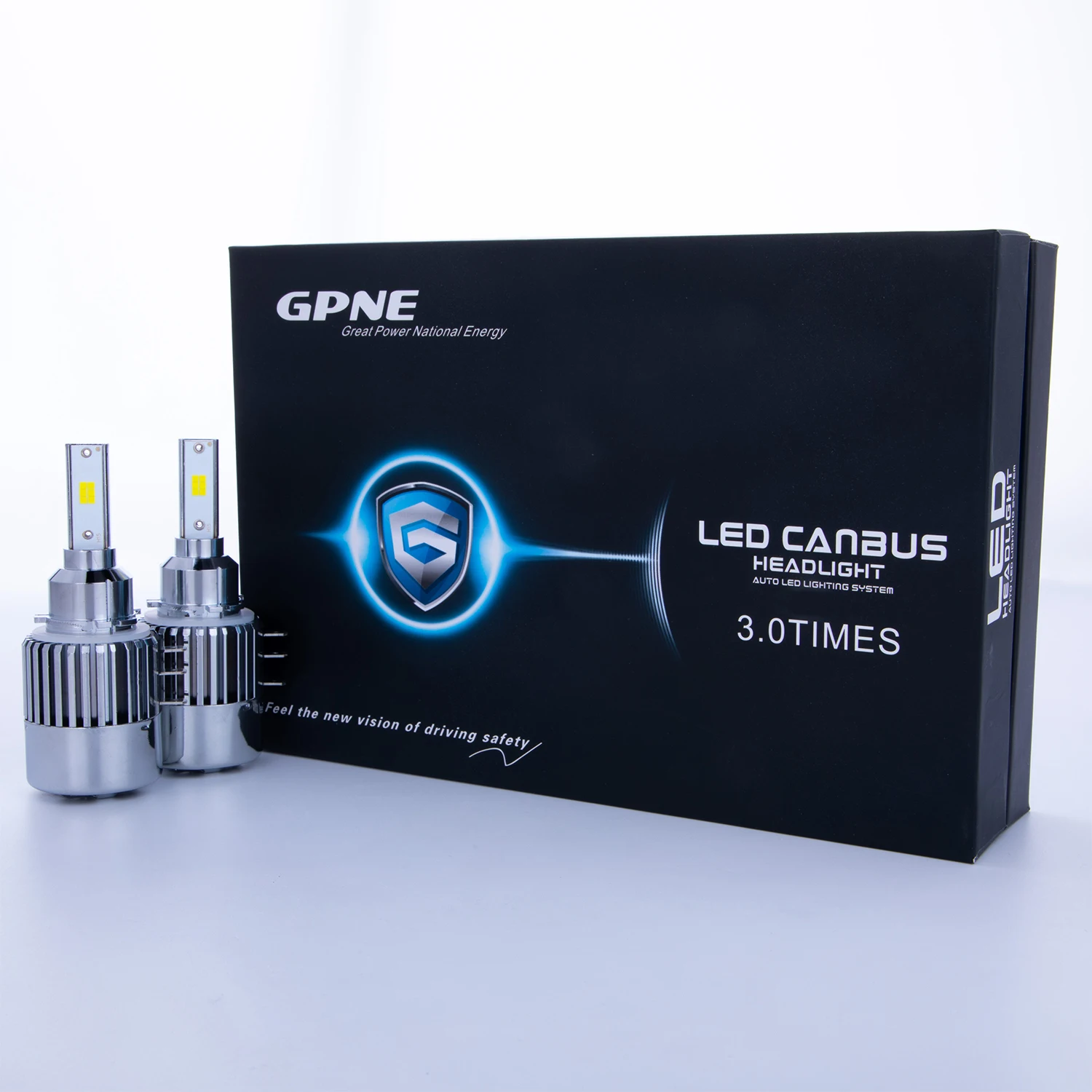  GPNE H15 76W/Pair 8000LM Seoul Y19 CSP Chip LED Headlight 6000k 6500k Hi-Lo Beam Car Headlights Bulb