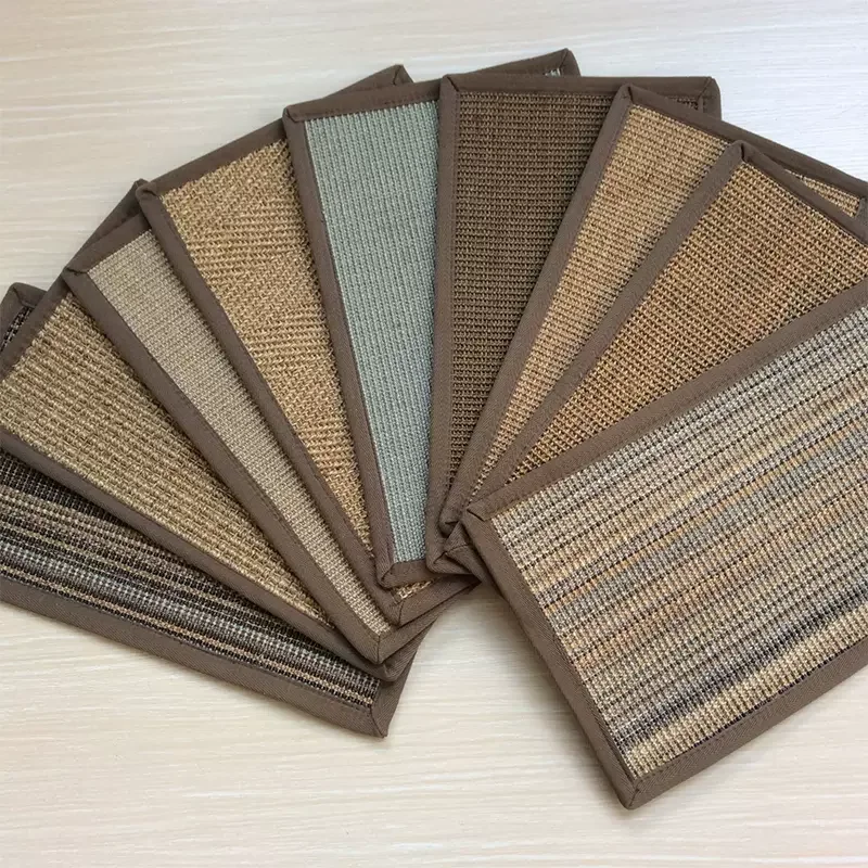 For home decor, furniture protection, pet sleeping pads 100% natural sisal can be customized office carpet Sisal Carpets