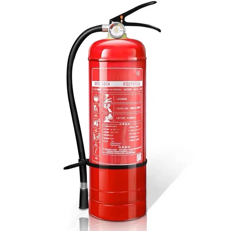 Excellent material of high-end red spray paint ABC dry powder fire extinguisher