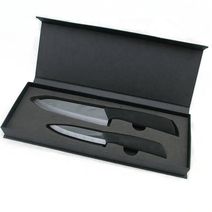 Kitchen Blade Ceramic Knives Set With Storage Paper Rigid Gift Box