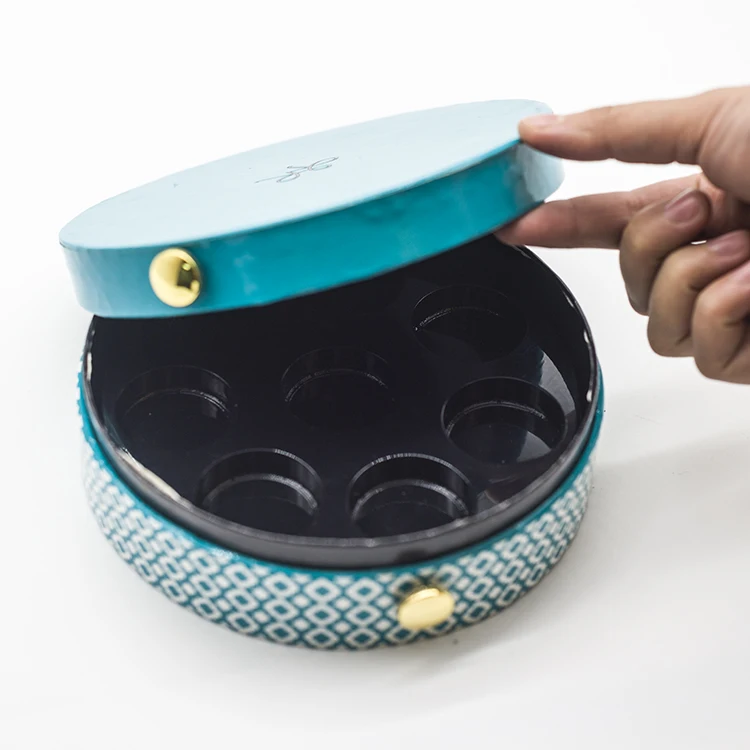 Custom Branded macaron Box Packaging round package Macaron Packaging Box Personalized Macaron Package