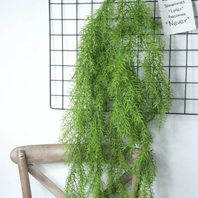 FC7201 Artificial Hanging Plants Fake Trailing Plants Leaves for Wall Home Porch Garden Fence Decoration