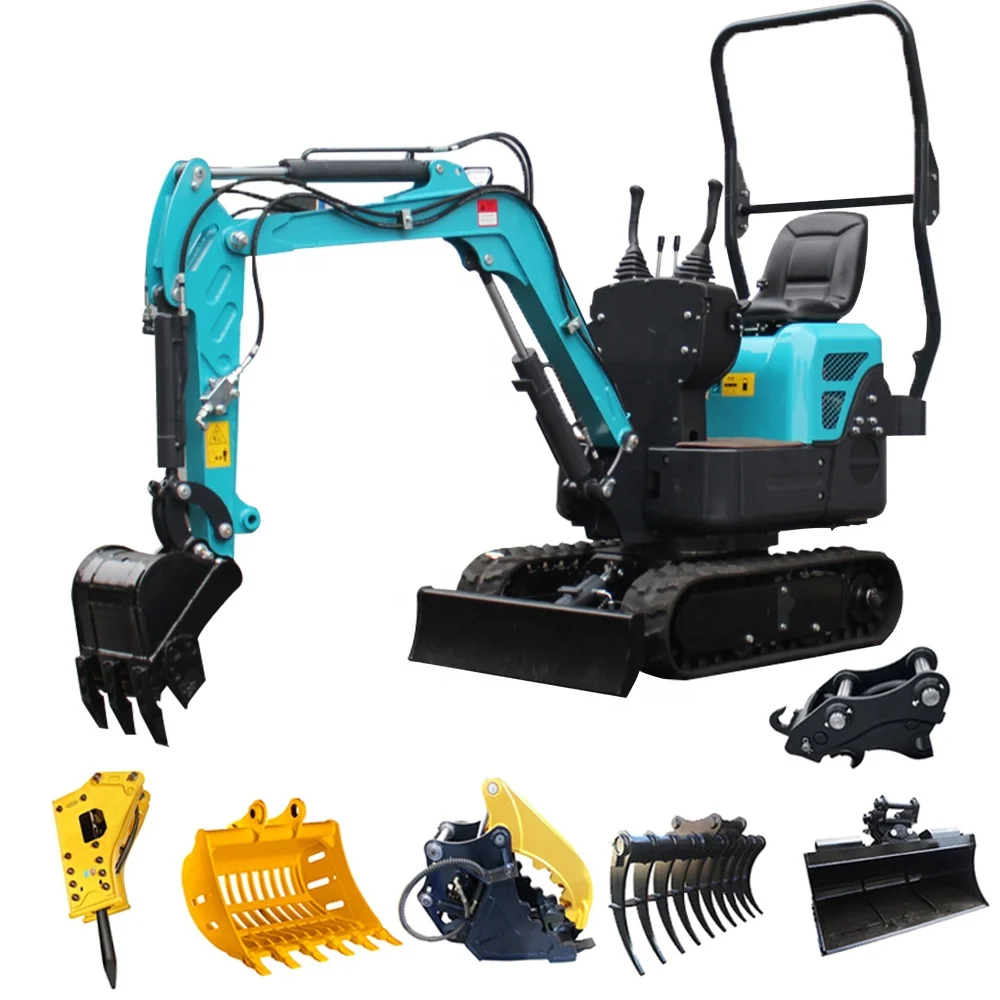Wholesale 1 ton mini excavator  small digger crawler excavator 2 ton new bagger 288 for sale