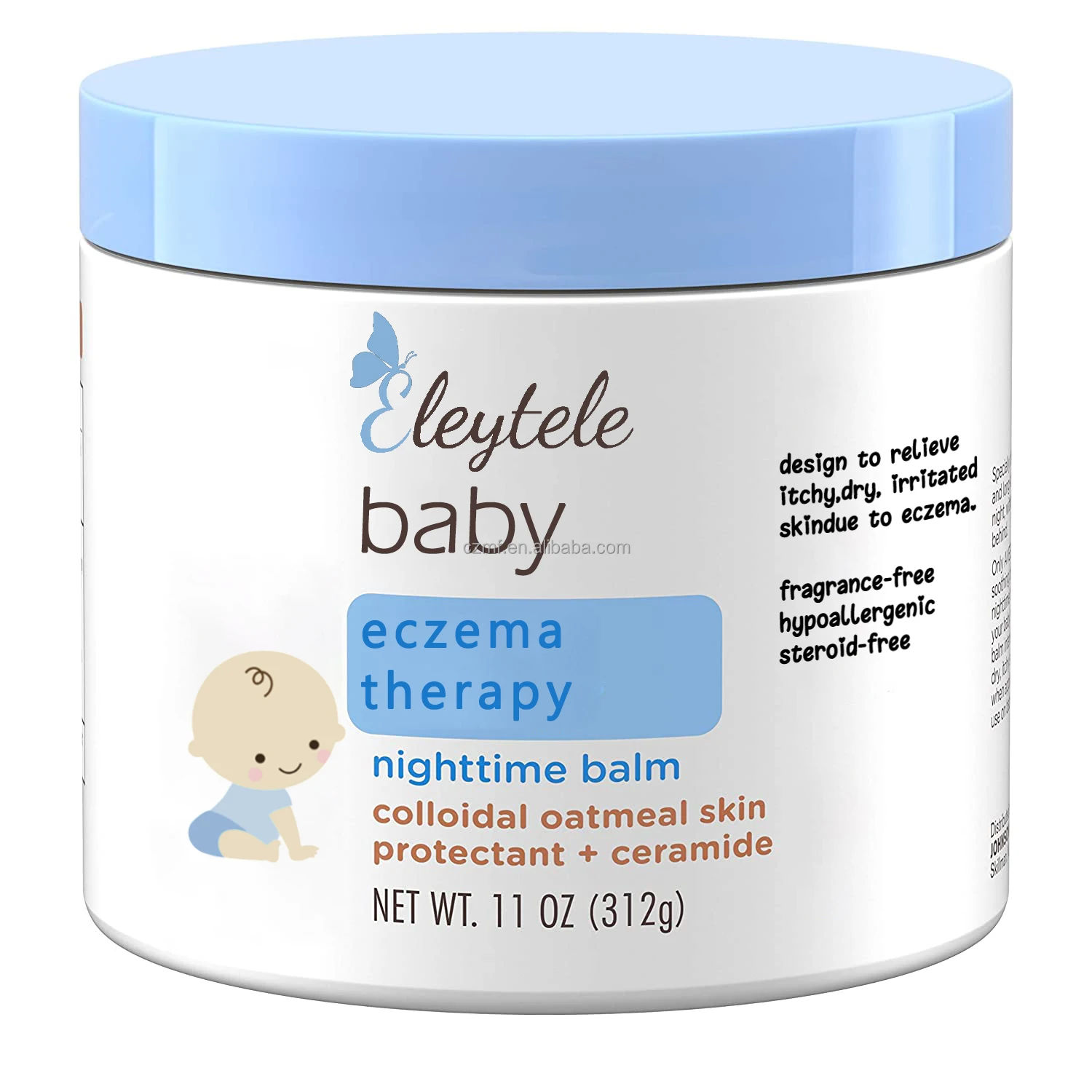 OEM Фирменная торговая марка заводская цена Натуральный Детский бальзам успокаивающий экзема подгузник сыпь отбеливающая Крем от экземы