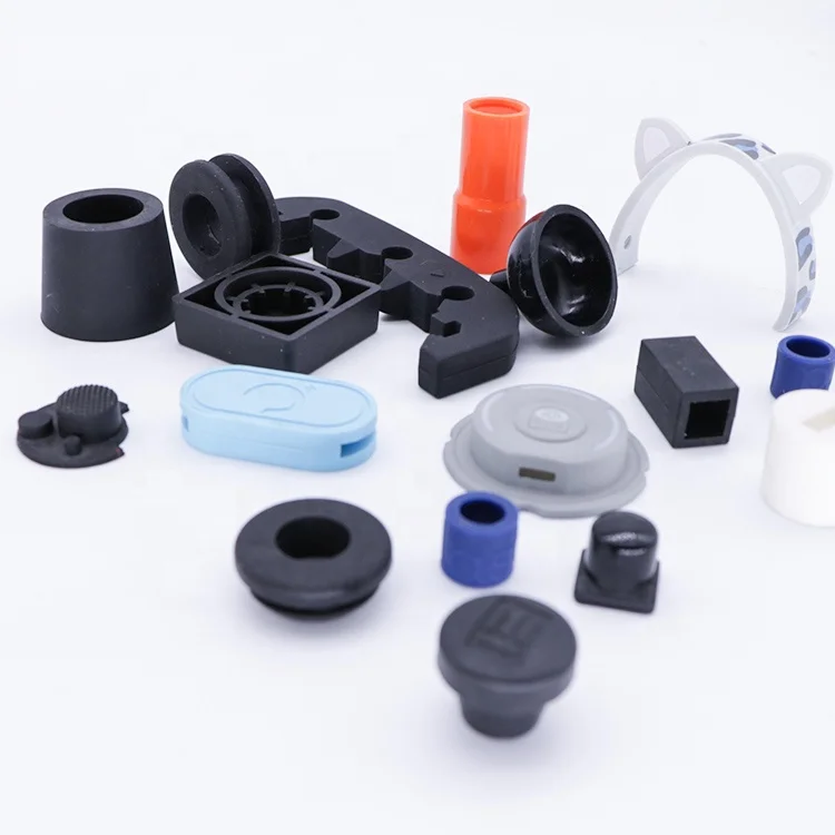 Factory Professional OEM colorful silicone mold part custom shaped silicone rubber parts