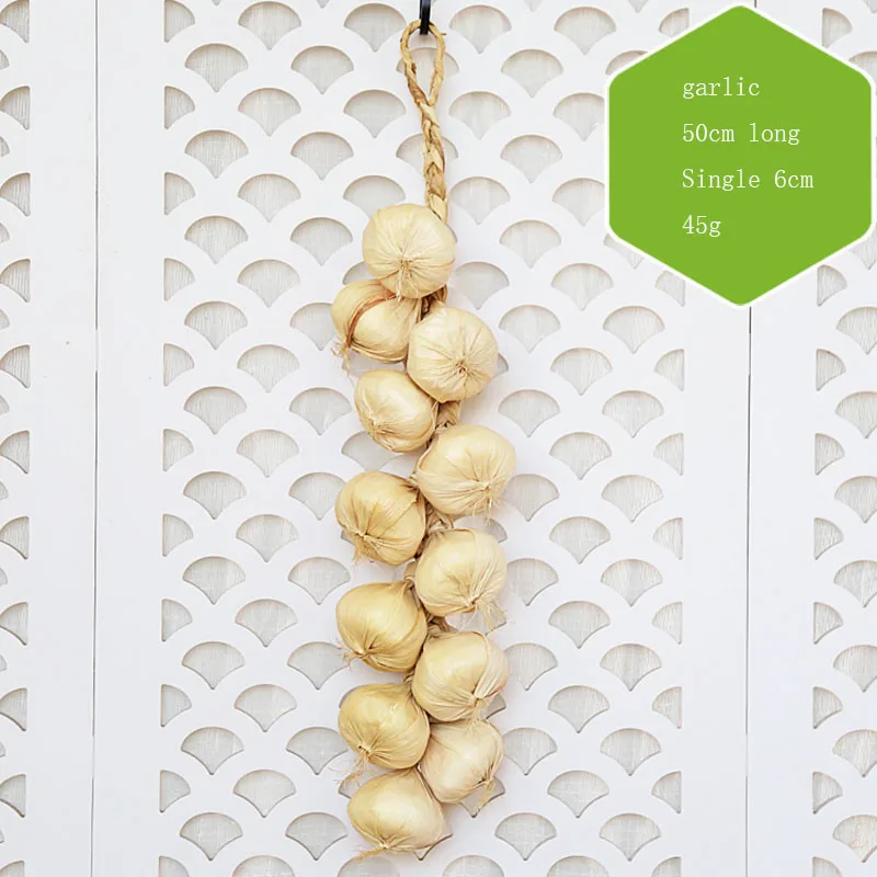 Joy Various Styles Lifelike Vegetable String Models Artificial Vegetable For Display Window Home Decoration