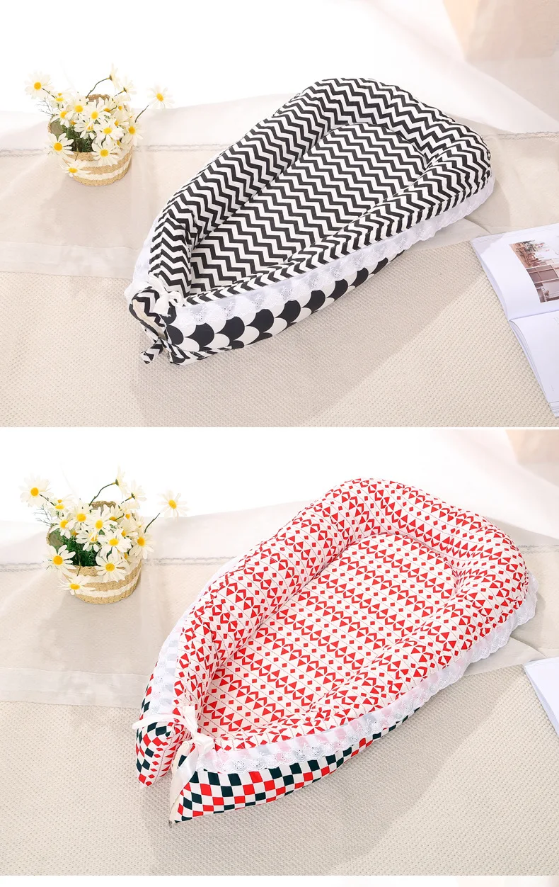 Natucare BSCI muslin baby nest newborn nest lounger sleeping