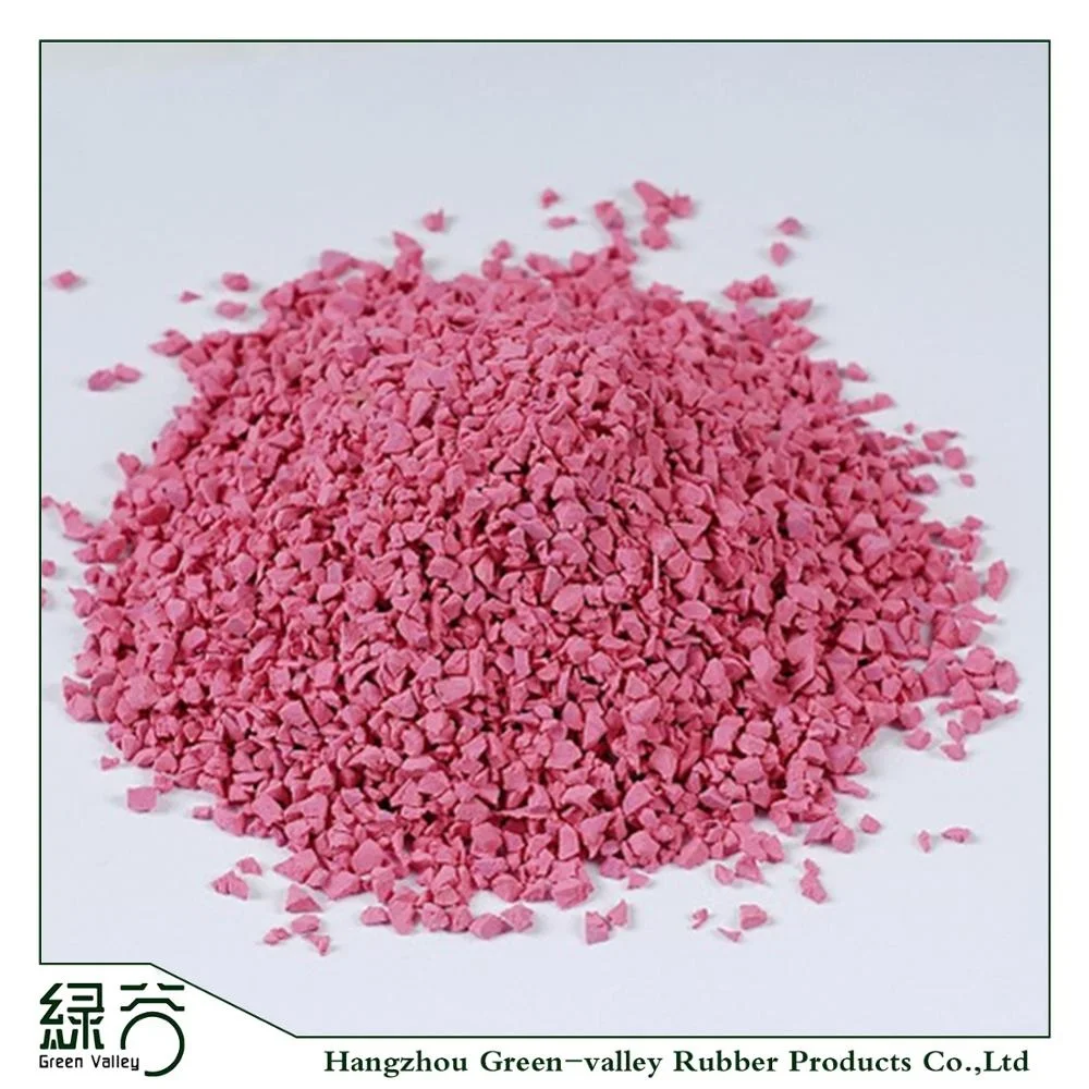 Recycled SBR Rubber Flooring Granules Playground Park Running Track Colorful EPDM Rubber Granules