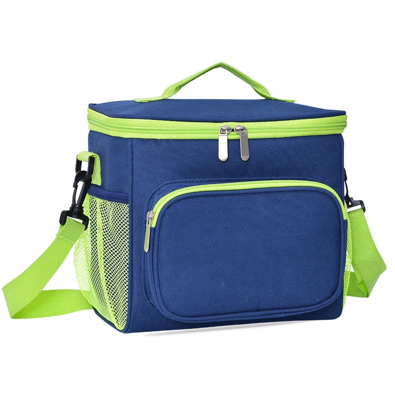 Large Capacity Cooler Bag Waterproof Oxford Portable Zipper Thermal Lunch Bags For Women Lunch Box Picnic Food Bag