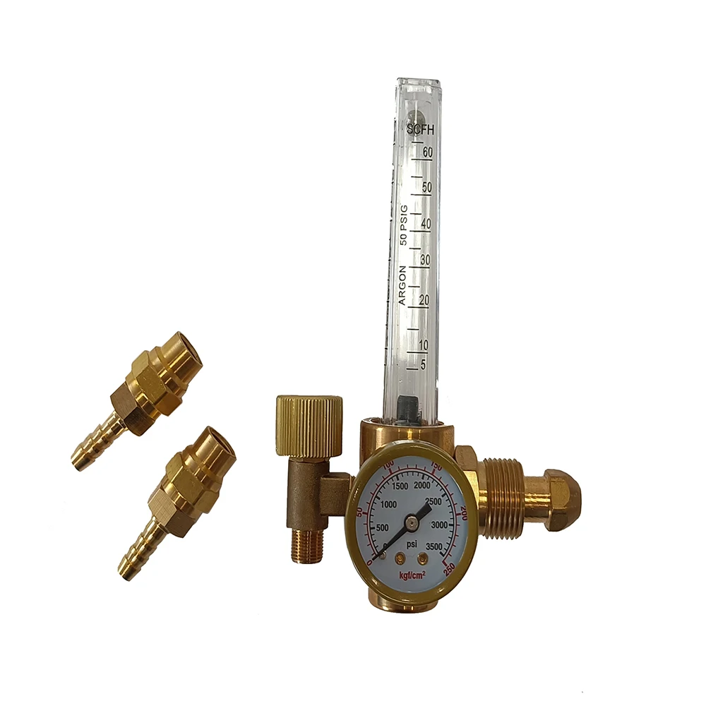 Manufacturer CGA580 Inlet  Industrial Welding/Cutting Flow Meter Argon/CO2 Gas Regulator