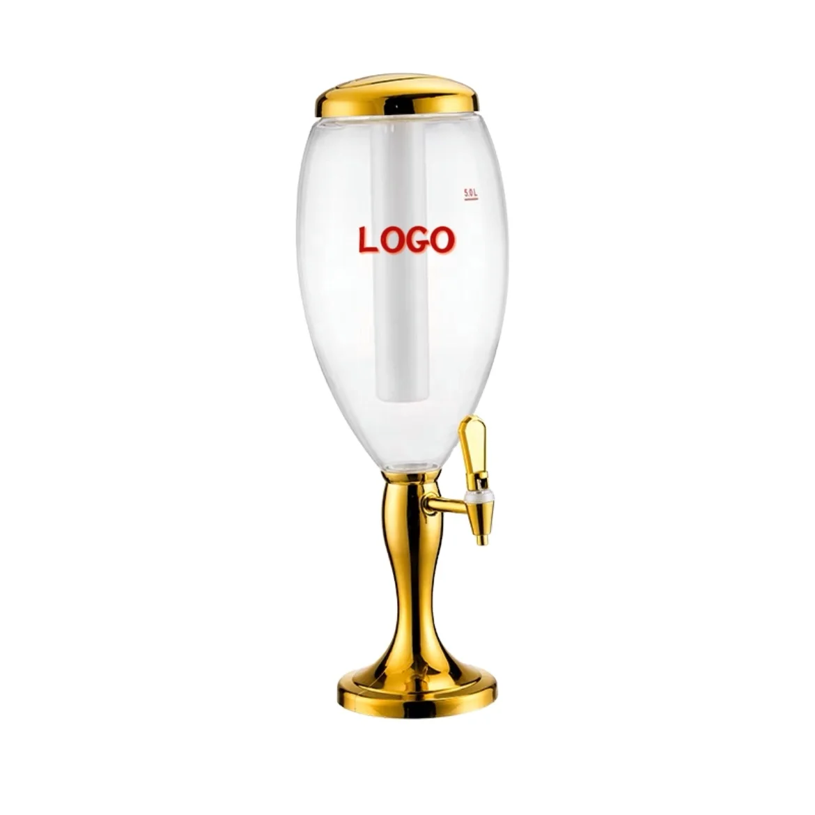 Factory Wholesale Custom Beer Towers Plastic Beer Cans Commercial Juice Dispensers Cold Juice Dispensers 5 litre Beer Kegs