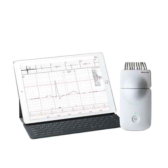 best products to drop ship vhECG iCV200S portable 12 channel wireless mobile cardiograph ECG EKG electrocardiogram for iOS