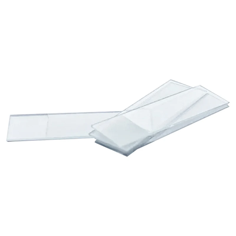 different type medical lab prepared unground ground edges frosted end microscope glass microslide