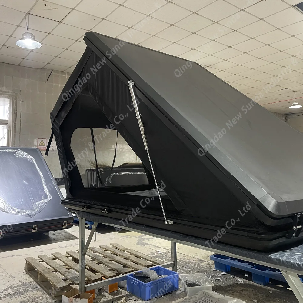 Hight quality car  waterproof 2-3 person suv camper resort hard top roof tent  aluminum car trailer resort camping