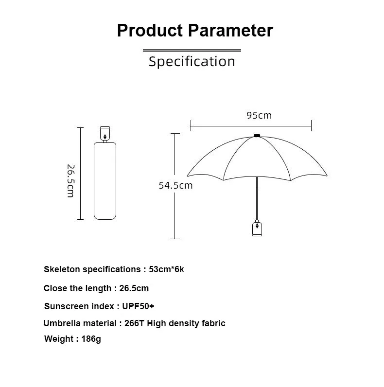 2024 Luxury Folder Umbrellas Windproof and Sun-Proof Promotional Gifts with 3-Folding Automatic Mechanism for Rain Storage