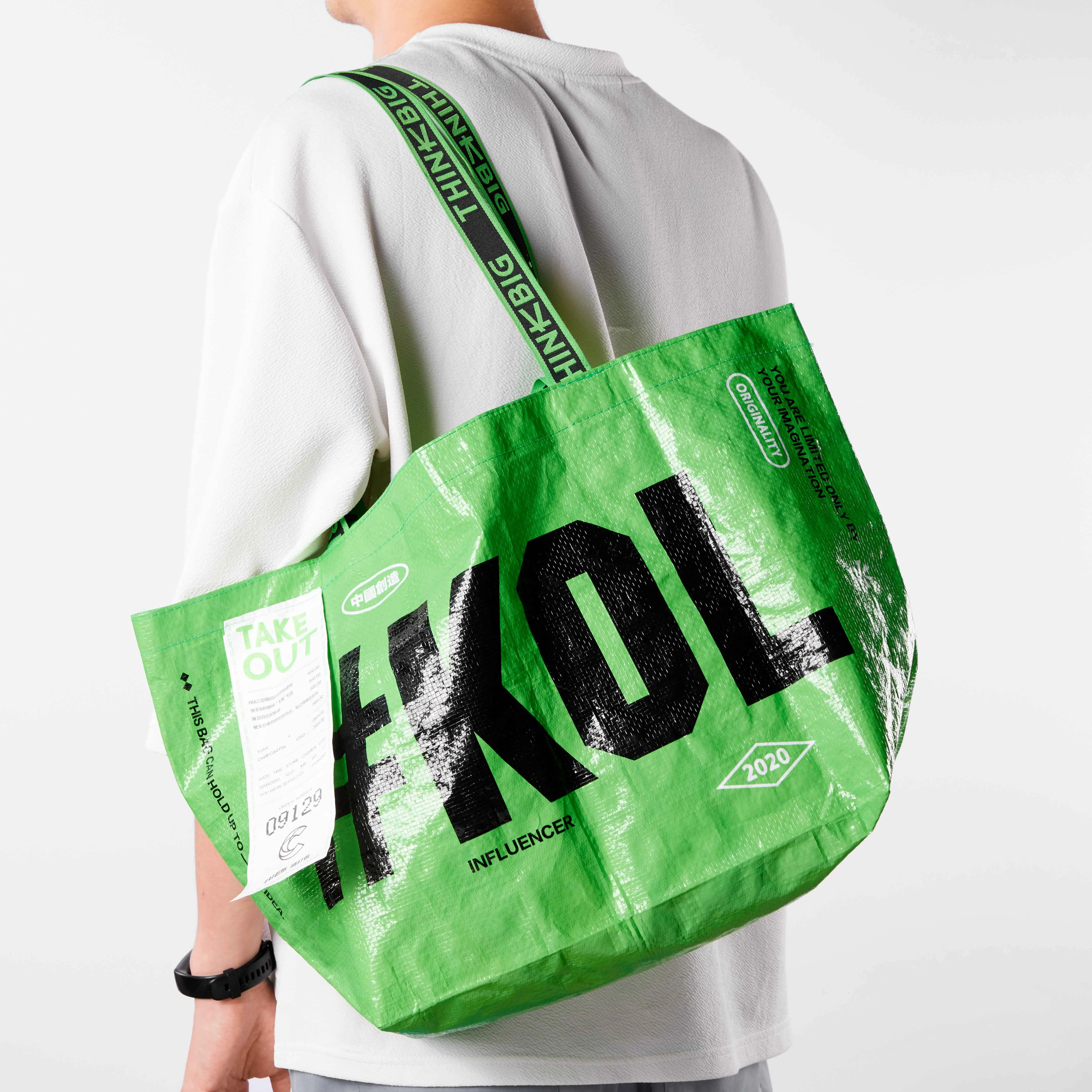 Pp Woven Bag Polypropylene Bag Custom High Quality Extra Large Capacity Laminated PP Woven Shopping Bag