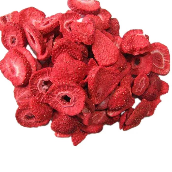 Hot Sale FD Strawberry Flakes  Frozen Dried Strawberry Slices  Healthy Fruit Snacks