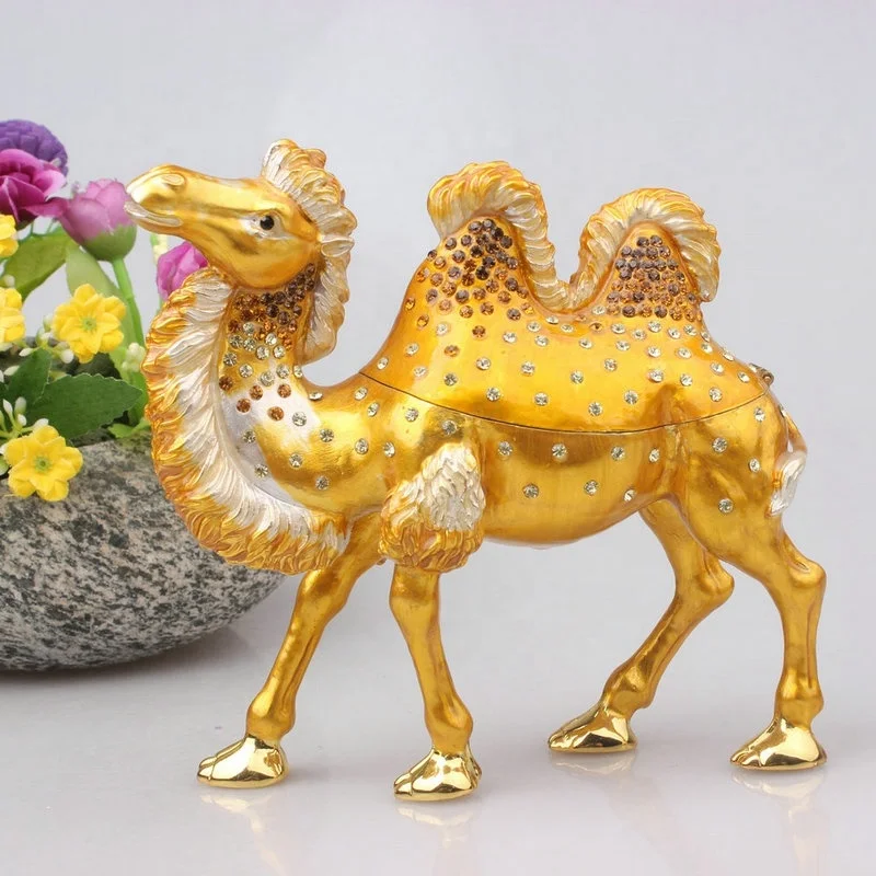 YI SHANG BAO Middle Eastern style camel ornaments Mini jewelry box Exquisite camel jewelry box