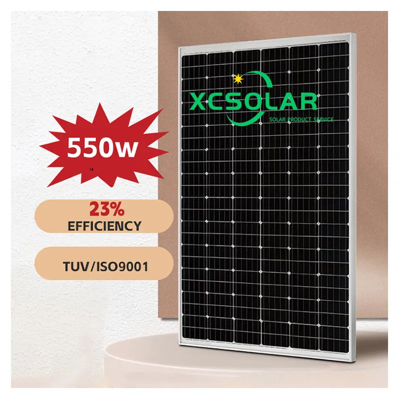 500 Вт 550 XCSOLAR двойной стеклянный бифациальный Pv-модуль черная рама 182 мм Topcon полуячейки система крыши уровня 1 моно солнечные панели
