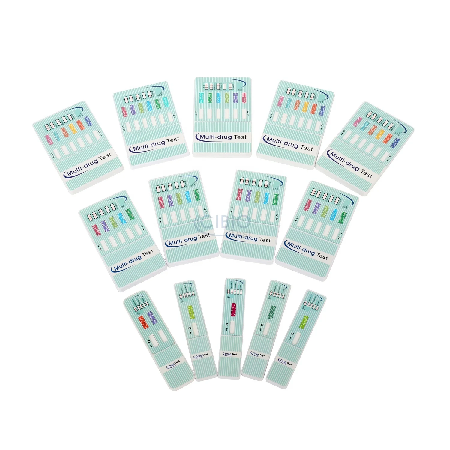 CE Certificate DOA Diagnostic Multi Panel 6 in 1 Urine Drugs test Dip Card