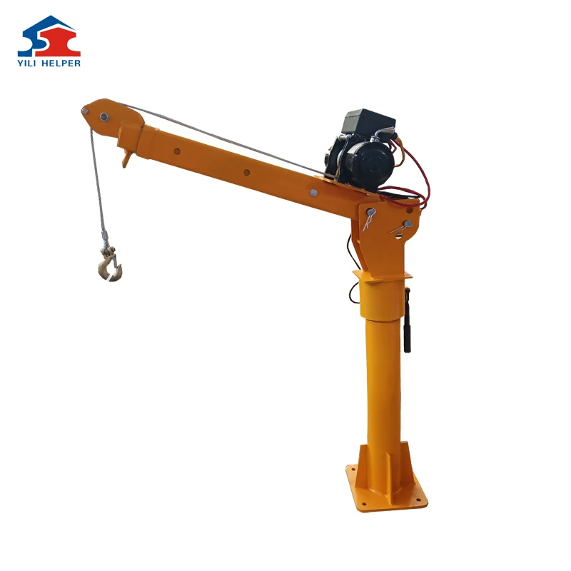Electric Hoist Crane Small Lifting Fold Arm Truck Crane For Sale
