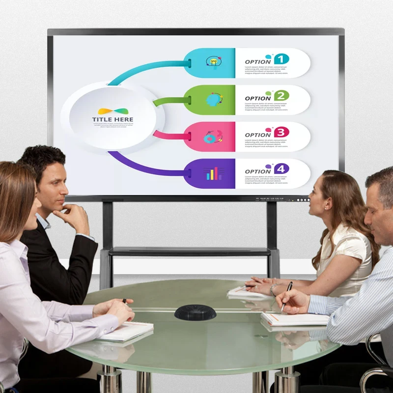 Smart Board Electronic Digital Touch Screen Interactive Learning Board Smart Board Touch 4K 55-Inch Screen