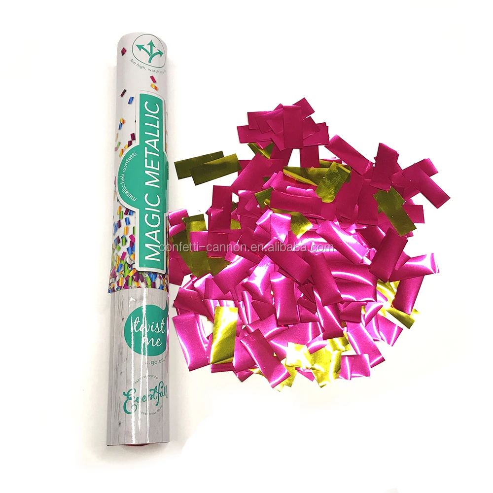 Wholesale Cheap Price party poppers confetti cannon green spray confetti