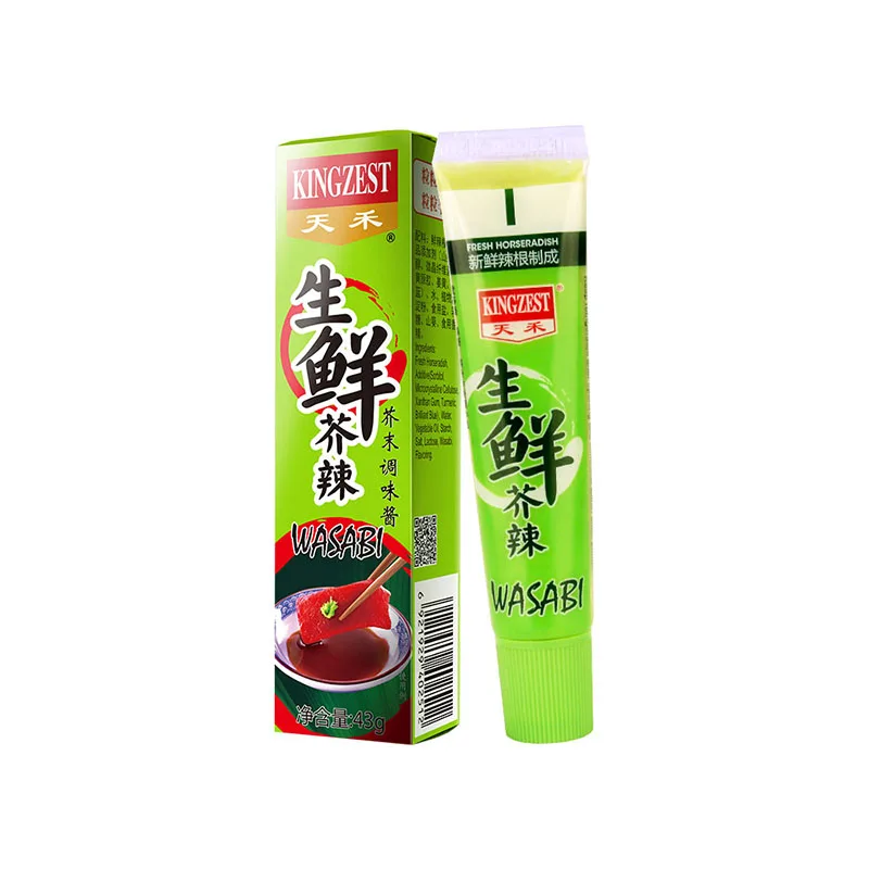Wasabi Sushi Sashimi Rectangular Plastic Dipping Kingzest Wasabi Horseradish Paste Tube Wasabi Kosher