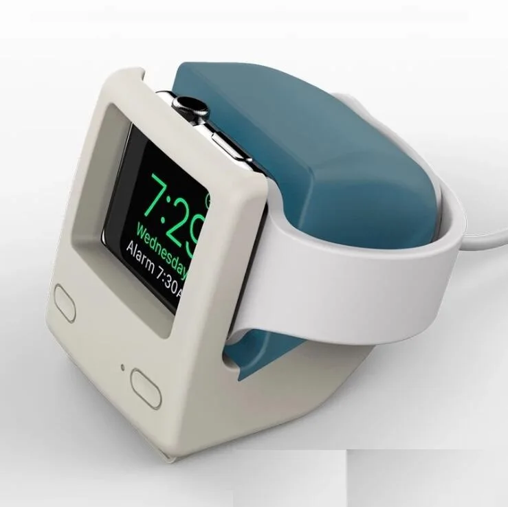 2021 Новое поступление Прочная подставка из кремния для Apple Watch серии 4 3 2 1 42 мм 38 40 44 Универсальный Держатель зарядного