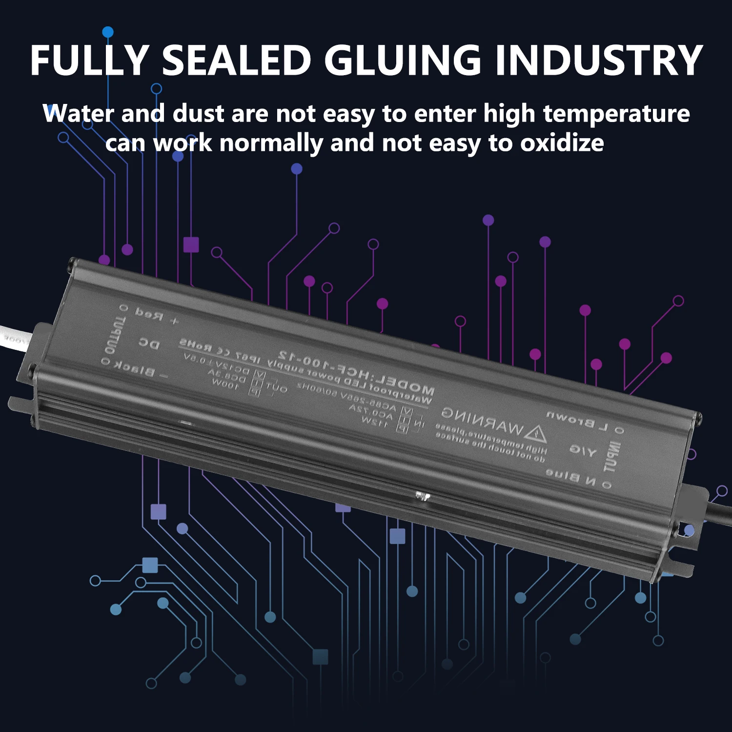 Rainproof Power Supply 100W 1000W 110V 220V Ac To Dc 5V 12V 24V 36V 48V Water Proof Led Power Supply