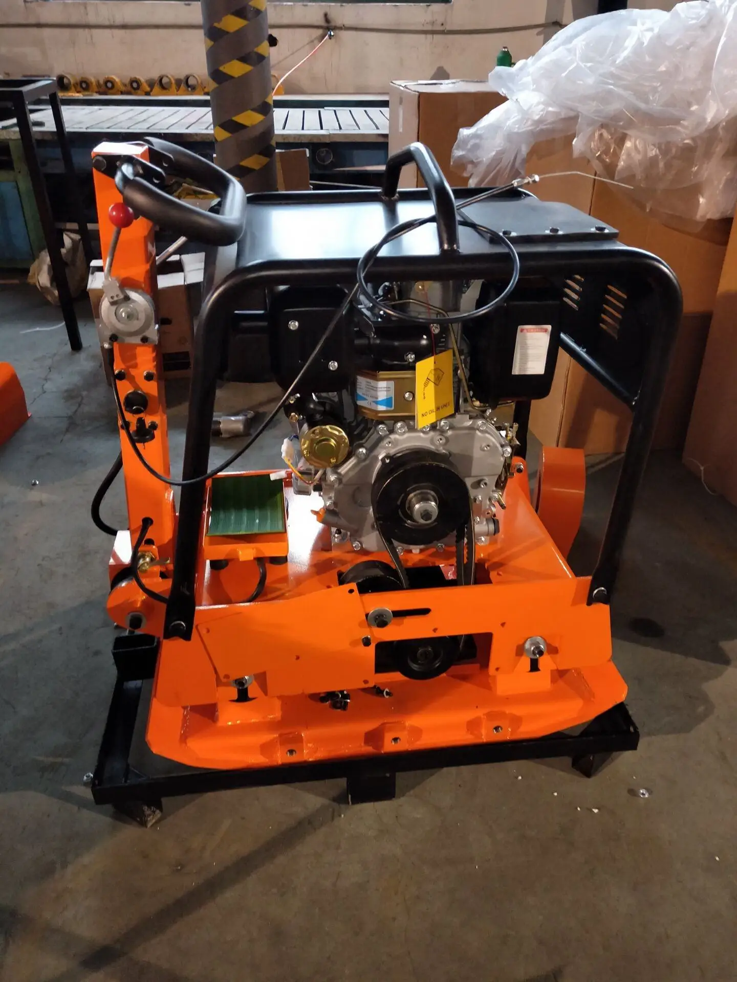 Road construction build machinery scrap metal compactor hydraulic plate compactor roller compactor