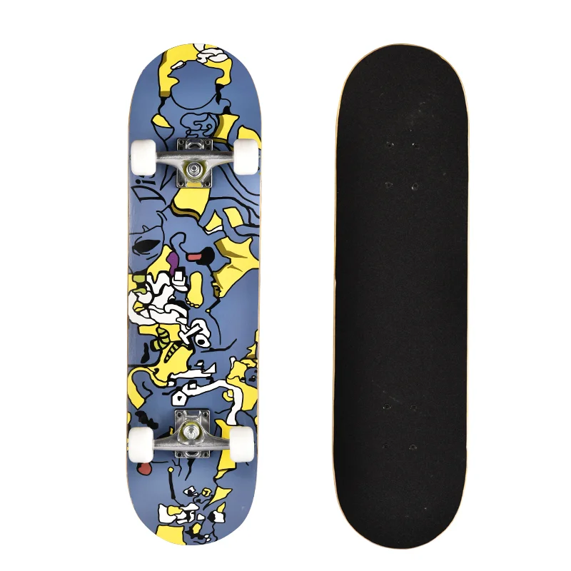 2023  China Factory 31*8 Inch Wholesale skate board high quality maple skateboard kids toys