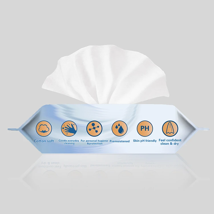 Super Pure Water Hypoallergenic Moist Toilet Wipes Flushable