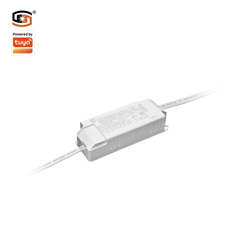 Светодиодный драйвер Smart tuya 15w24w, технология затемнения PWM, светодиодный драйвер приложения tuya с 3C 500MOQ для светодиодного драйвера tuya