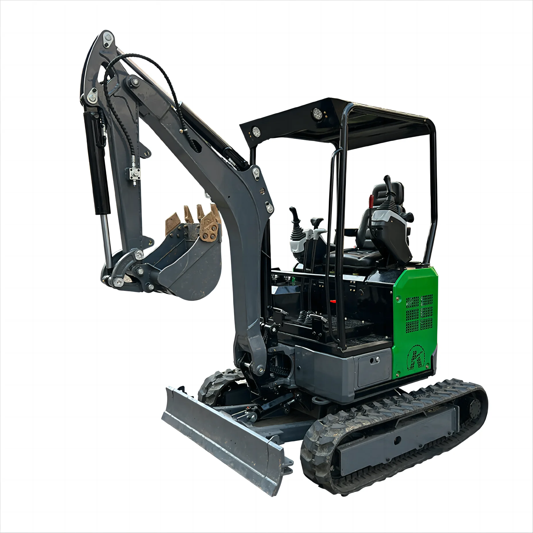 Construction Machinery Mini Excavator EPA Engine Crawler Micro Digger 0.8 Ton 1 Ton 2 Ton Hydraulic Farm Small Excavator