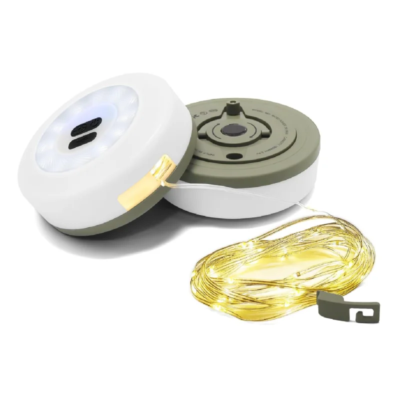 2024 New style Camping Equipment Outdoor Waterproof Tape Measure Camping Light 10m Led Rechargeable String Lights