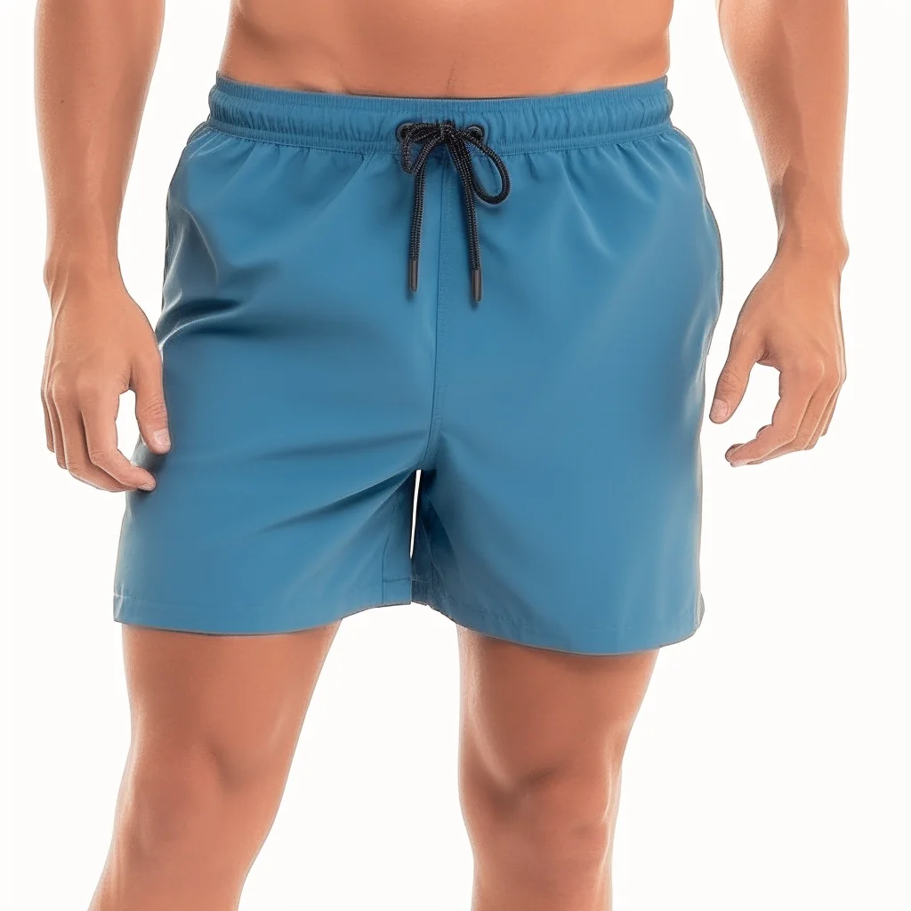 Custom Summer Beach Shorts Plus Size Swimming Board Short Pants Polyester Swimwear Kids Swim Trunks Men