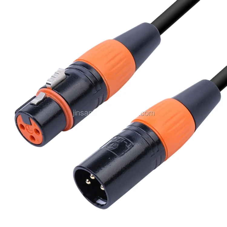 Высококачественный 1 м кабель для микрофона jinsanhu xlr оптом xlr штекер-гнездо