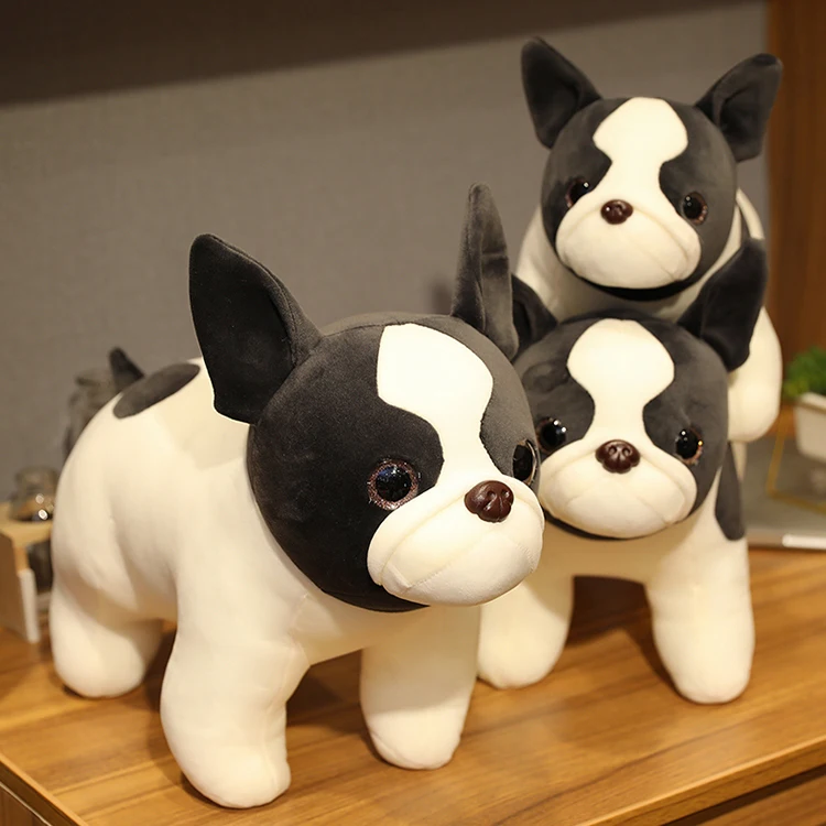 35-45cm Soft Stuffed Baby Toy Cartoon Plush Bulldog