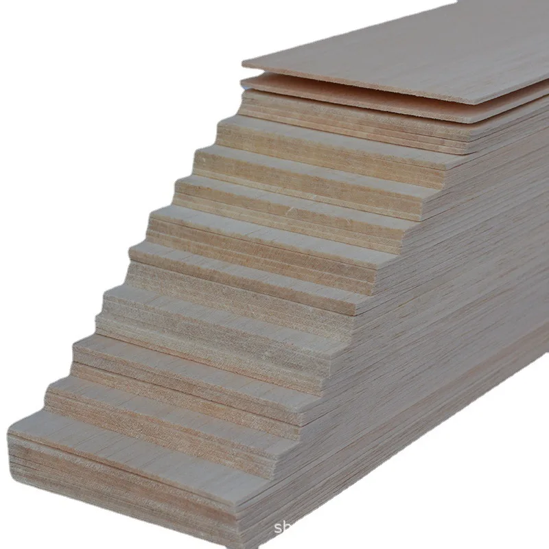 Оптовая продажа листы из бальзового дерева madera de balsa 100 см x 10 1 мм