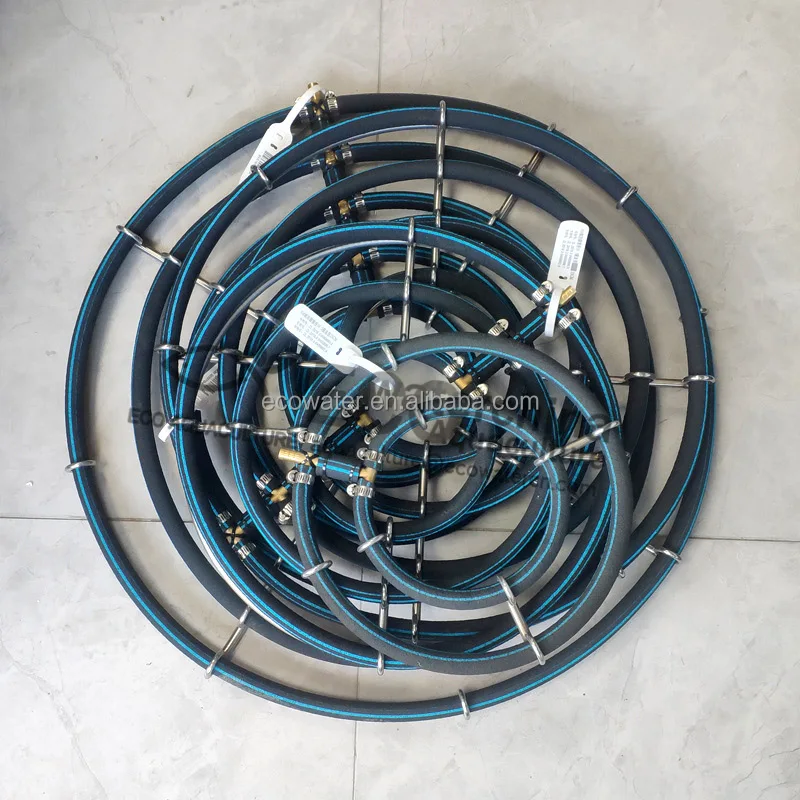 ECO Dissolve Oxygen Aeration Hose Coarse Bubble Aeration Tube For Fish Farm