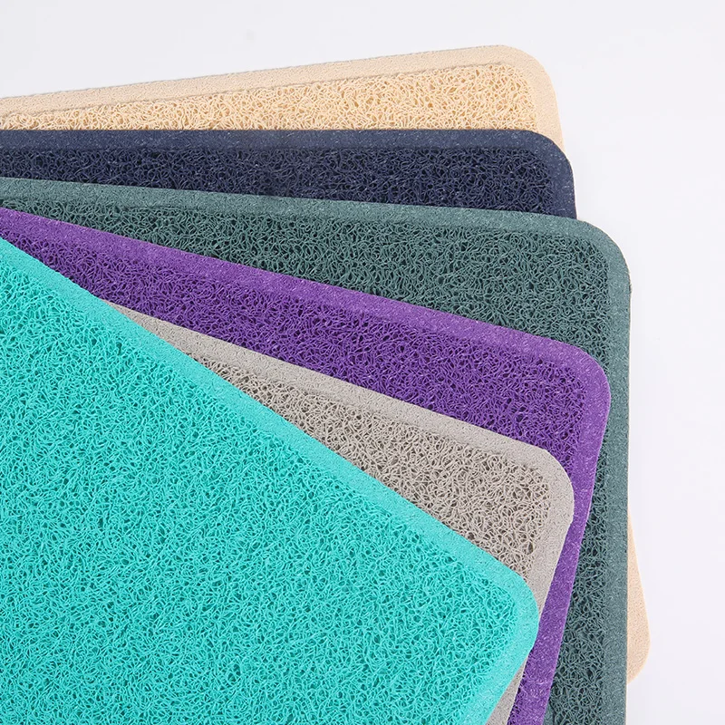 
Customizable pet mat cat feeding dog cooling mat waterproof anti slip plastic rubber floor mat 