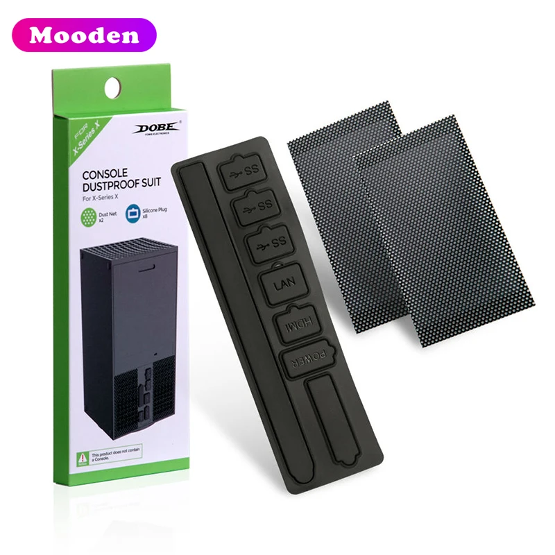 TYX-0670 Dustproof Kit Dust Plug Game Accessories Dust Stopper Plug Cover Case Kit For Xboxes Series X