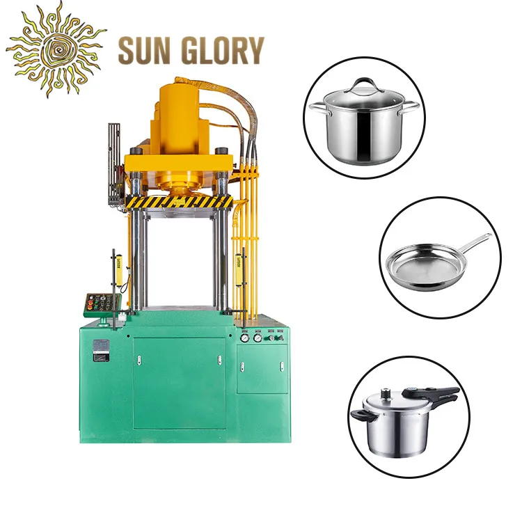 Easy Operation 350 Ton Kitchenware Deep Drawing Hydraulic Press Machine